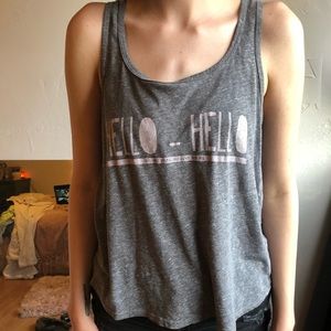 Breast cancer awareness tank 💗